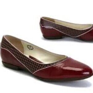 John Fluevog Blind Faiths Low Jo Flats Wine 6